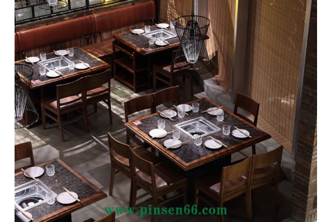 無(wú)煙電磁爐重慶老火鍋餐桌椅